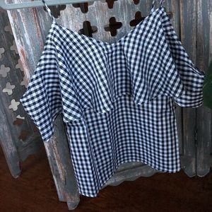Gingham tank top
